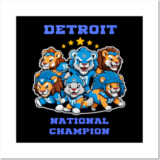 Detroit Lions Posters and Art